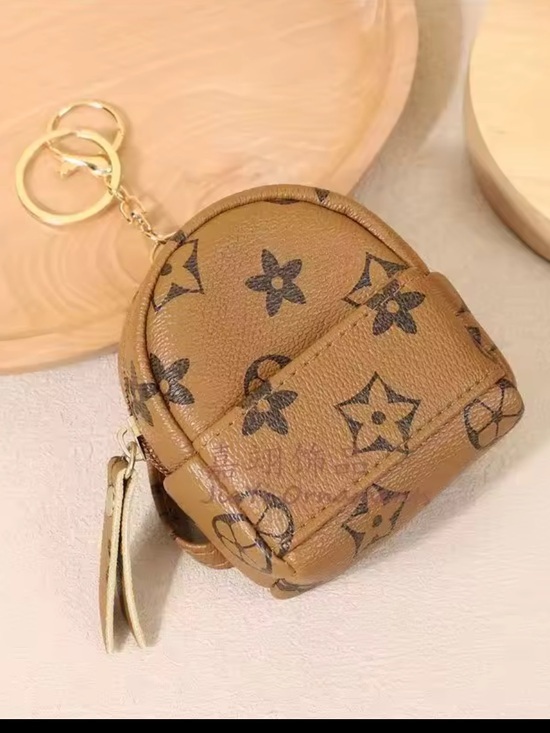 Handbags - Monogram Blooming Flowers Bag Charm,Mini Pouch, Key Chain Holder, IPod ,Ear Buds